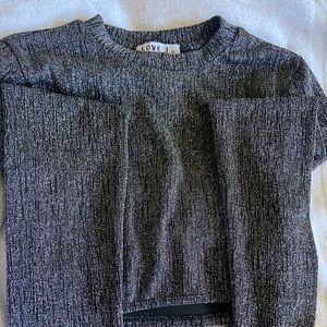 Love J xl sparkling long sleeve top